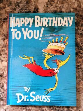 Dr Seuss Happy Birthday To You Hardcover Book-Large size